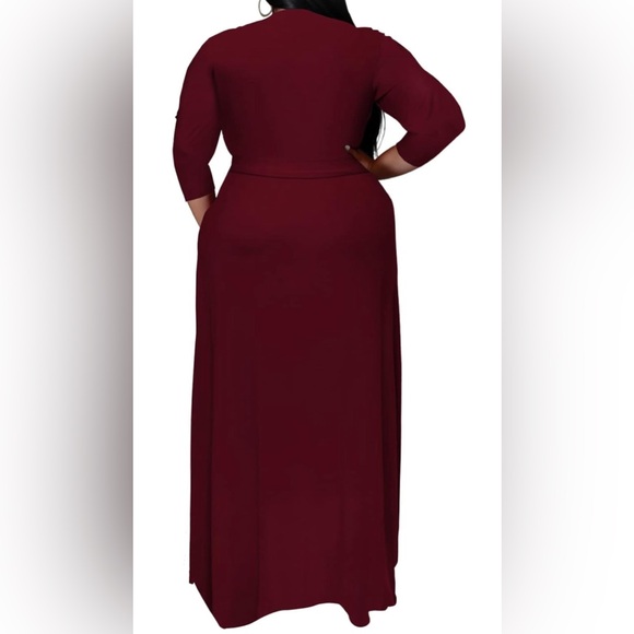 BRAND NEW Burgundy dress - Picture 2 of 2